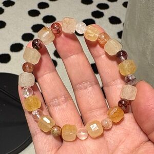 Multi-Color rabbit hair Bracelet